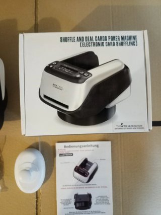 Barajador de cartas electrónico para póker