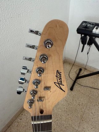 Guitarra Eléctrica Roja Austin