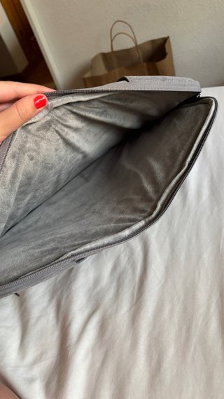 Funda para portátil gris