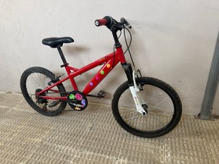 Bicicleta infantil roja 20 pulgadas