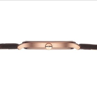 Tissot Tradition Reloj Oro Rosa y Marrón