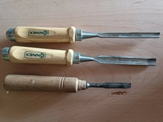 Gubias de ebanistería (3 uds)