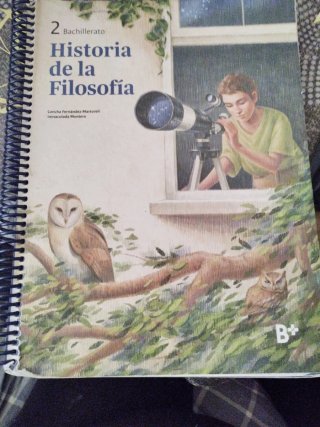 Historia de la Filosofía, 2 bachillerato
