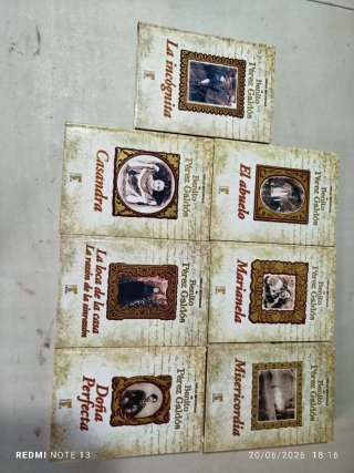 Lote 7 Libri di Benito Pérez Galdós