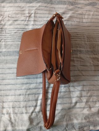 Bolso bandolera marrón