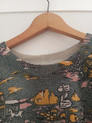 Jersey estampado vintage