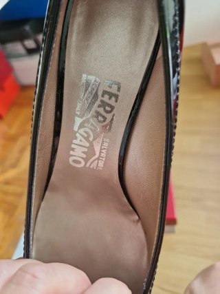 Zapatos Salva. Ferragamo Tacón Negro Talla 36