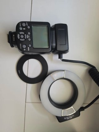 Flash anular K&F Concept KF-150 + Macro 60mm