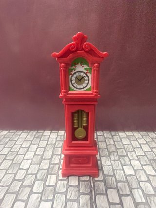 Reloj de pie Playmobil rojo
