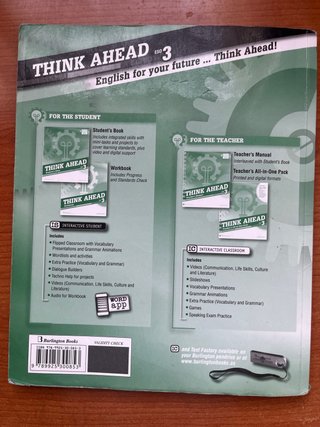 Think Ahead Workbook 3