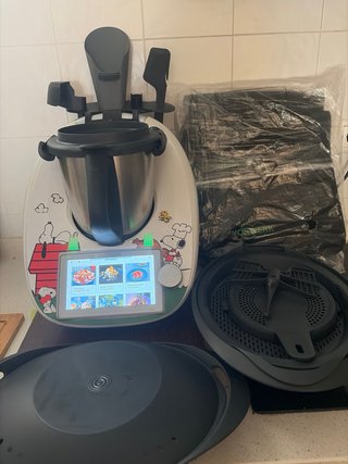 Thermomix Tm6 con accesorios y protector pantalla