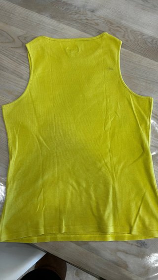 Camiseta tiras Armani Jeans amarilla