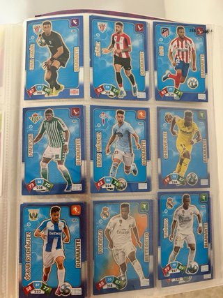 Colección cartas fútbol Adrenalyn LaLiga Santander