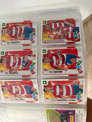 Colección cartas fútbol Adrenalyn LaLiga Santander