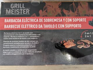 Barbacoa Eléctrica Grill Meister 2 en 1