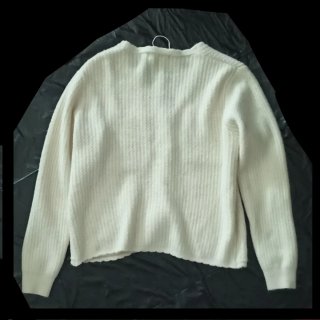 Chaqueta punto mujer tipo Chanel beige,