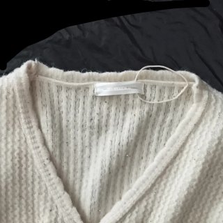 Chaqueta punto mujer tipo Chanel beige,