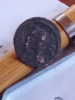 Para fobos Moneda Ardite Barcelona 1612 a 1621. Fe