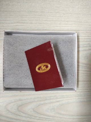 Cartera Tarjetero Piel Vacuno AK Negra Nueva