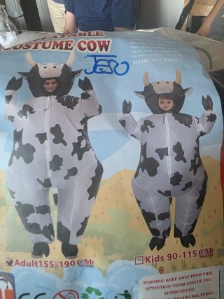 Disfraz Hinchable Vaca Talla Adulto