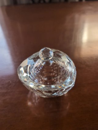 Bombonera de cristal pequeña