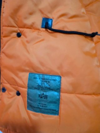 Chaqueta Alpha Industries Negra Talla XXL
