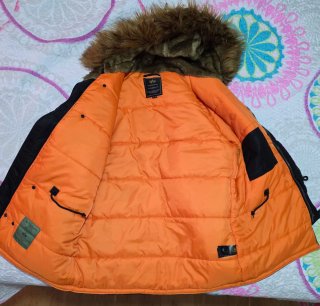 Chaqueta Alpha Industries Negra Talla XXL
