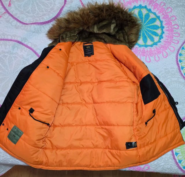 Chaqueta Alpha Industries Negra Talla XXL