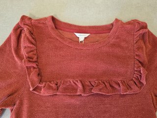 Blusa Springfield teja manga larga volantes