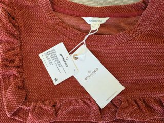 Blusa Springfield teja manga larga volantes