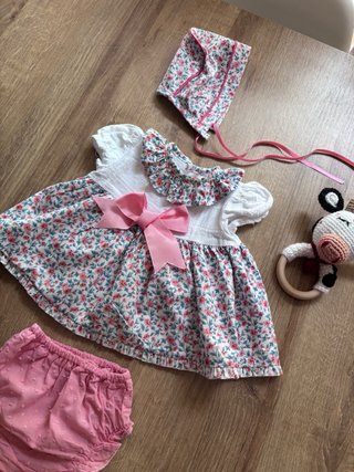 Conjunto 3 piezas recién nacida bebé niña Pinocho