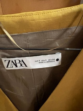 Chaleco Zara Tostado