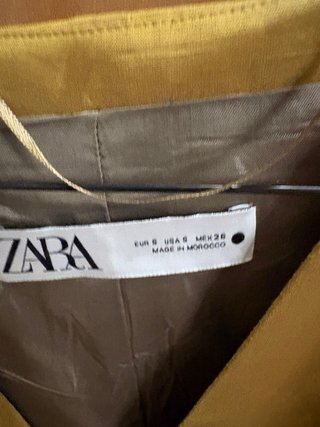 Chaleco Zara Tostado