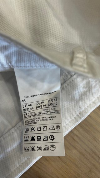 Bermuda Benetton Blanca