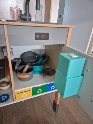 Cocina de madera infantil
