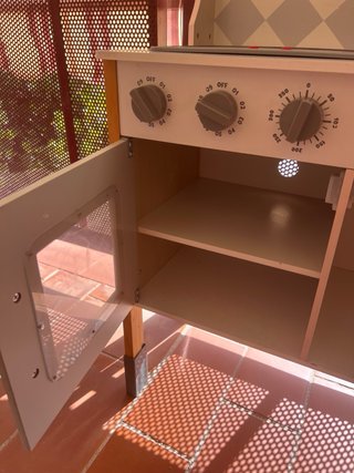 Cocinita infantil de madera realista