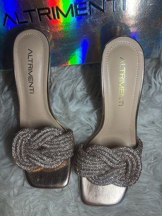 Sandalias tacón ALTRIMENTI doradas