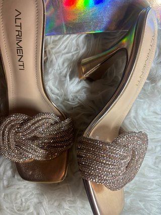 Sandalias tacón ALTRIMENTI doradas