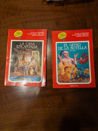 Elige tú propia aventura. Libros de los 80