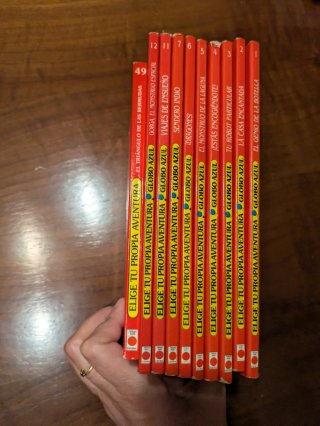 Elige tú propia aventura. Libros de los 80