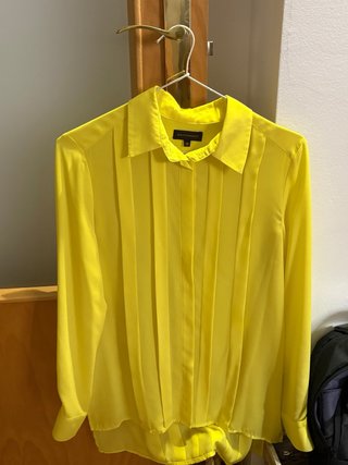 Camisa Adolfo Dominguez Amarilla Talla 36