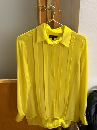Camisa Adolfo Dominguez Amarilla Talla 36