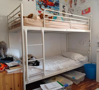 Litera Metálica Blanca Ikea