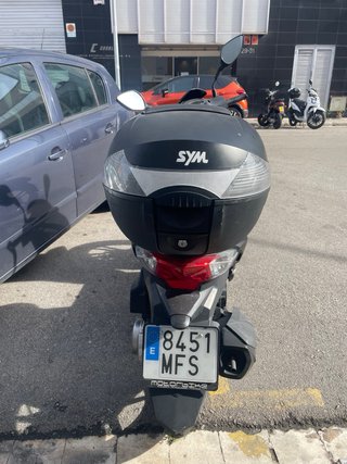 Moto Sym Symphony 125 SR Negra 20m km baúl y pitón