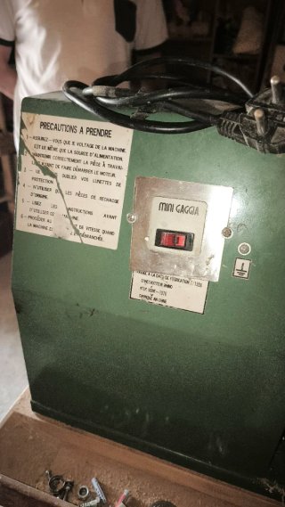 Torno de madera de sobremesa