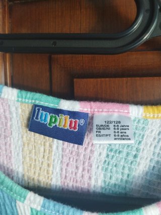 Vestido de rayas Lupilu