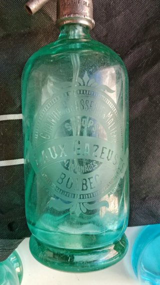 ✅ 3 Sifones de Colección. Gravado en Ácido. s. XX