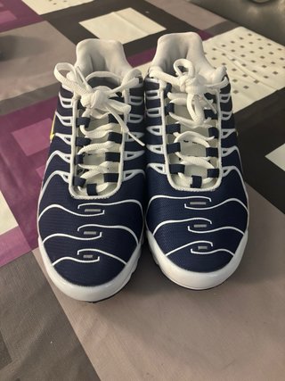 Nike Tn Azul y Blanco