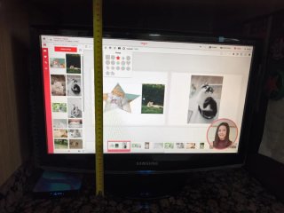 Samsung TV, monitor 24"sin internet