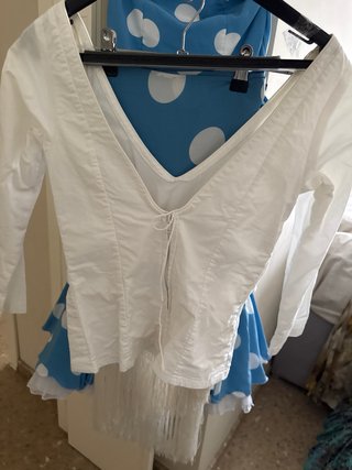 Falda y blusa flamenca lunares